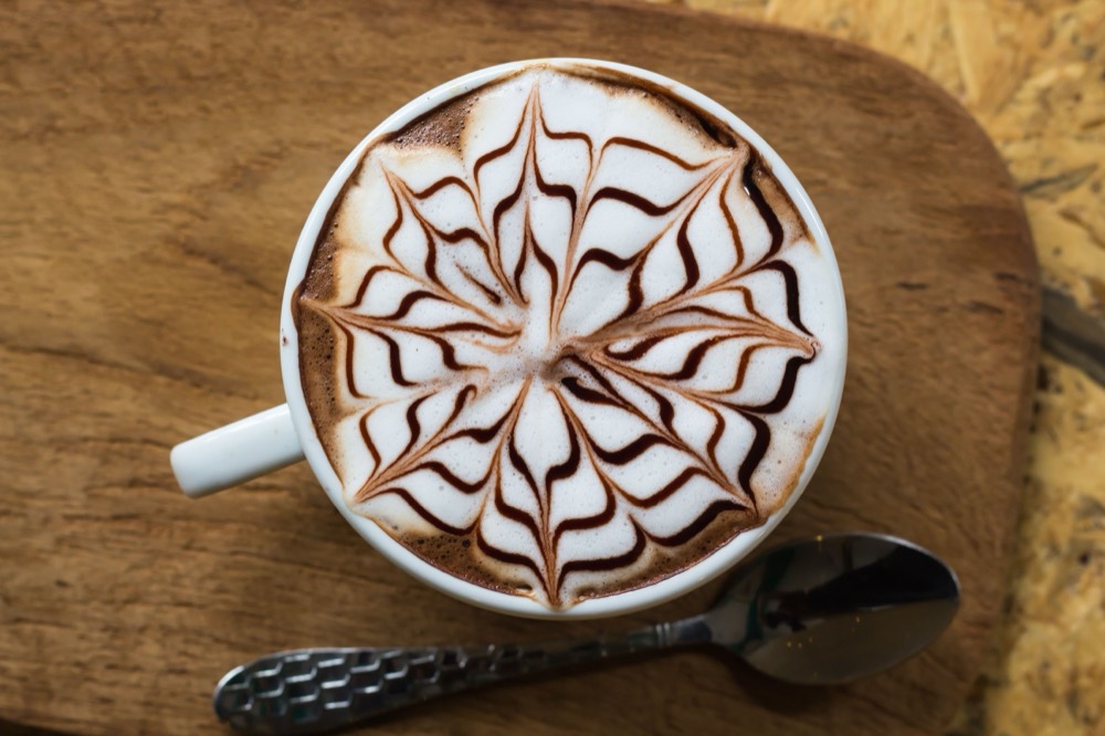 Latte art — an entry submitted to a STU league, rated 9.2 out of 10