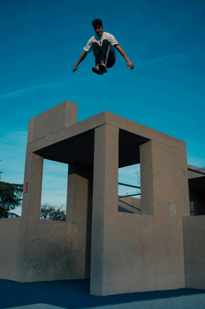 Parkour — an entry submitted to a STU league, rated 8.8 out of 10